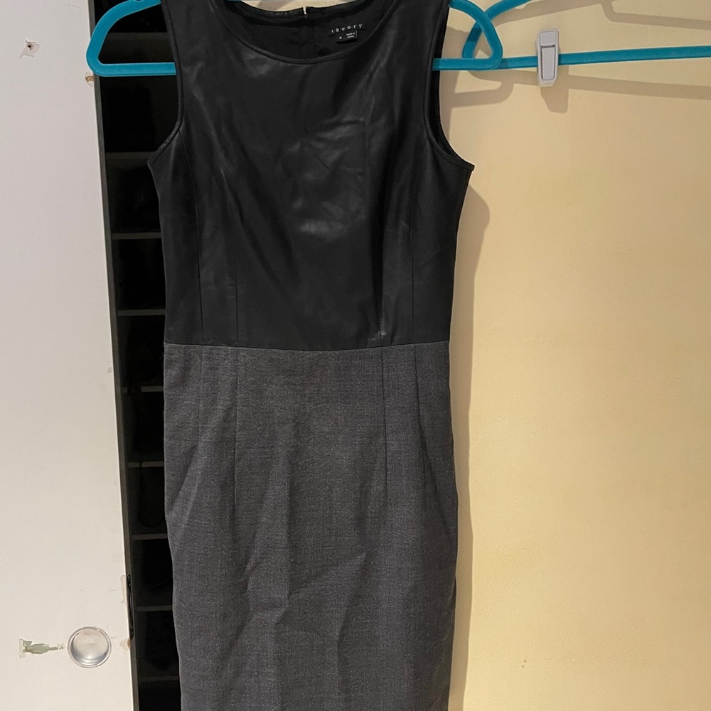 Theory Dress Leather